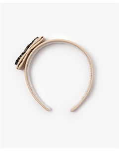 Ободок для волос с декором бежевый для девочки Gulliver