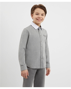 Рубашка с длинным рукавом из джерси серая для мальчика Gulliver