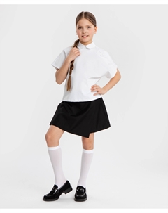 Юбка-шорты на запах черная Button blue