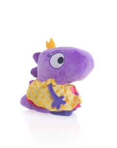 Мягкая игрушка со звуком Тира в короне Диносити