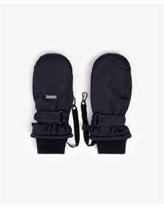 Варежки утепленные для мальчика из плащовки на флисовой подкладке с манжетами синие Gulliver