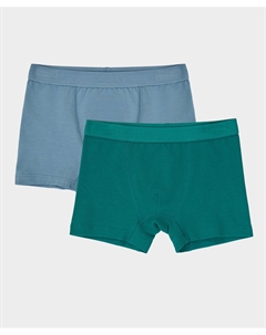 Комплект трусов боксеров из двух штук мультицвет для мальчика Button blue