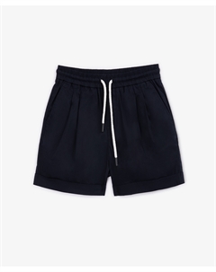 Шорты с отворотами синие для мальчика Gulliver