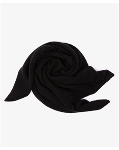 Шарф вязаный черный Glvr