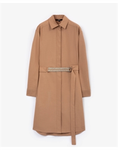 Платье-рубашка оверсайз бежевое Glvr