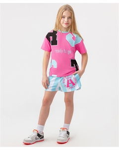 Шорты в полоску Button blue