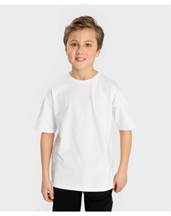 Футболка базовая с коротким рукавом белая Button blue