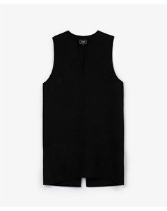 Жилет-сарафан оверсайз черный Glvr