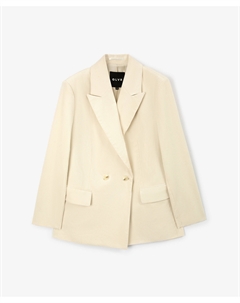 Жакет вельветовый с двубортной застежкой бежевый Glvr