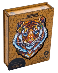 Фигурный пазл Милый тигр M Unidragon