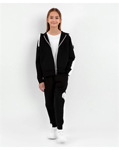 Брюки трикотажные с сумкой для хранения черные Gulliver