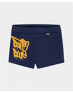 Плавки с удобной посадкой и лаконичным дизайном синие Button blue