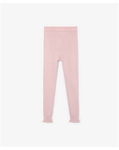 Рейтузы вязаные розовые для девочки Gulliver