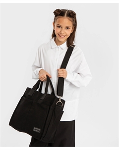 Сумка тоут черная Button blue