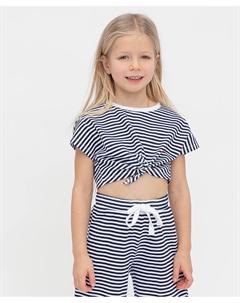 Футболка в полоску Button blue