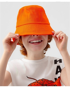 Панама оранжевая Button blue