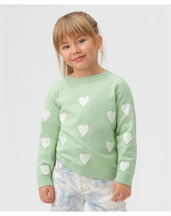 Джемпер с жаккардовым рисунком Button blue