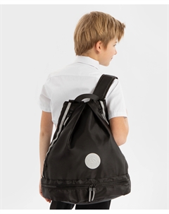 Рюкзак в форме капли черный Button blue