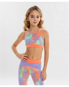 Танк-топ с принтом мультицвет для девочки Button blue