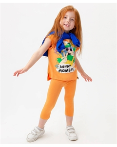 Лосины оранжевые Button blue