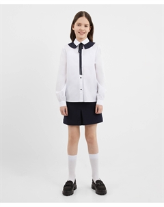 Юбка трикотажная синяя для девочки Gulliver