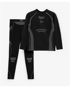 Комплект термобелья чёрный для девочки Gulliver