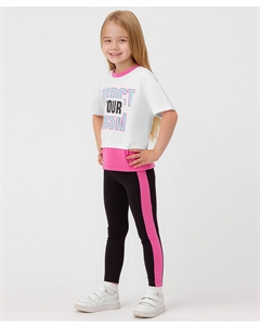 Лосины с лампасами черные Button blue