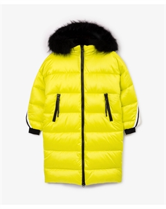 Пальто на искусственном пуху лаймового цвета Gulliver