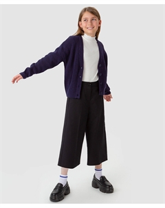 Кардиган на пуговицах темно-синий Button blue