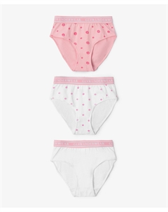 Трусы-слипы для девочки комплект из 3-х штук мультицвет Gulliver