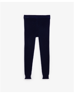 Рейтузы вязаные тёмно-синие для девочки Gulliver