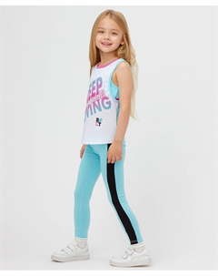 Лосины с лампасами голубые Button blue