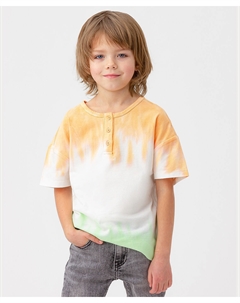 Футболка с принтом мультицвет Button blue