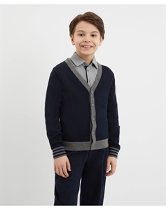 Кардиган вязаный синий Gulliver