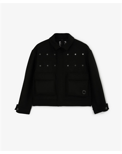 Куртка демисезонная из сукна черная для мальчика Gulliver