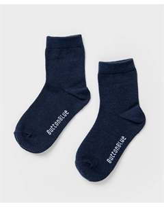 Носки средней длины синие Button blue