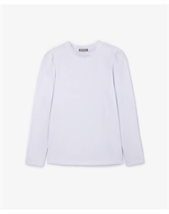 Блузка из джерси белая для девочки Gulliver