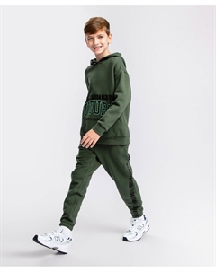 Толстовка с капюшоном цвета хаки Button blue