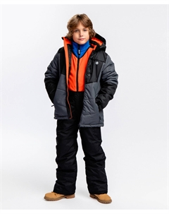 Куртка зимняя серая Button blue