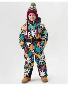 Комбинезон зимний разноцветный Active Button blue