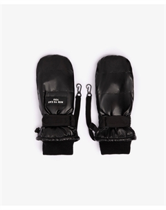 Варежки плащевые чёрные для мальчика Gulliver