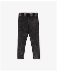 Леггинсы для девочки с эффектом варки серые Gulliver