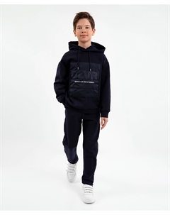 Брюки трикотажные из джерси синие Gulliver