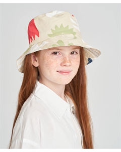 Панама для девочки с принтом мультицвет Button blue