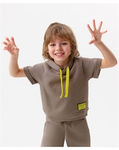 Толстовка с коротким рукавом Button blue