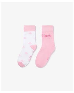 Носки высокие для девочки розовые Gulliver