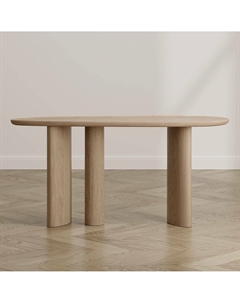 Консоль из массива дуба бежевый Laredoute