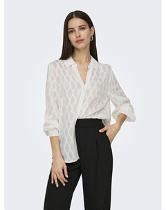 Блузка с длинными рукавами белый Only