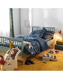 Пододеяльник из 100 хлопка Gaston синий La redoute interieurs