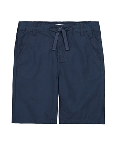 Бермуды из поплина 3-12 лет синий Laredoute